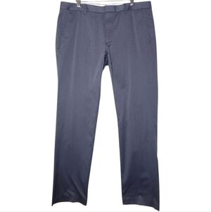 Bonobos Friday Men's Strapped Business Slim Fit Charcoal Chinos Pants Sz 36×32